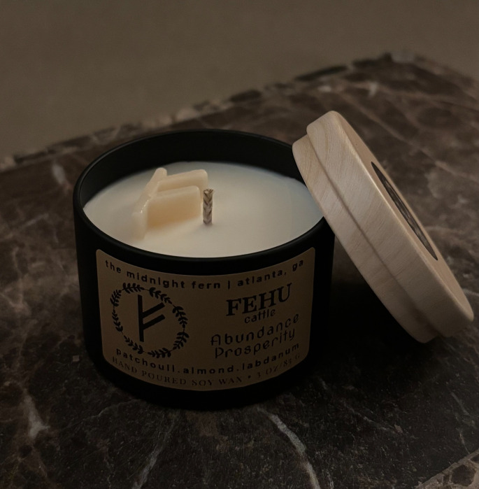 citrus basil candle